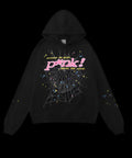 Sp5der P*nk Black Hoodie DripHaus