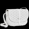 Goyard Belvedere White Messenger Bag DripHaus