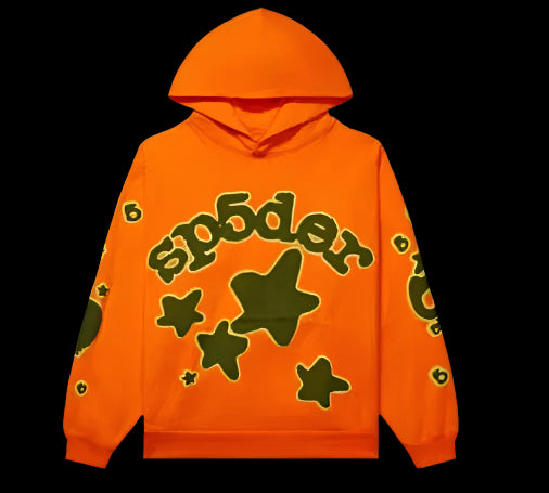 Sp5der Beluga Hoodie Orange DripHaus