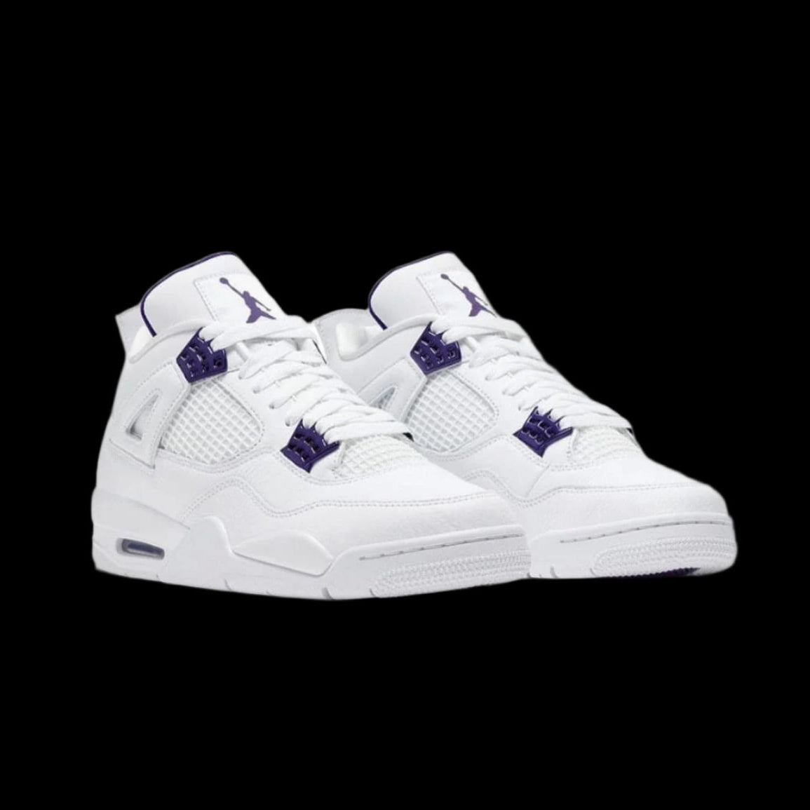 Purple Metallic Jordan 4s DripHaus