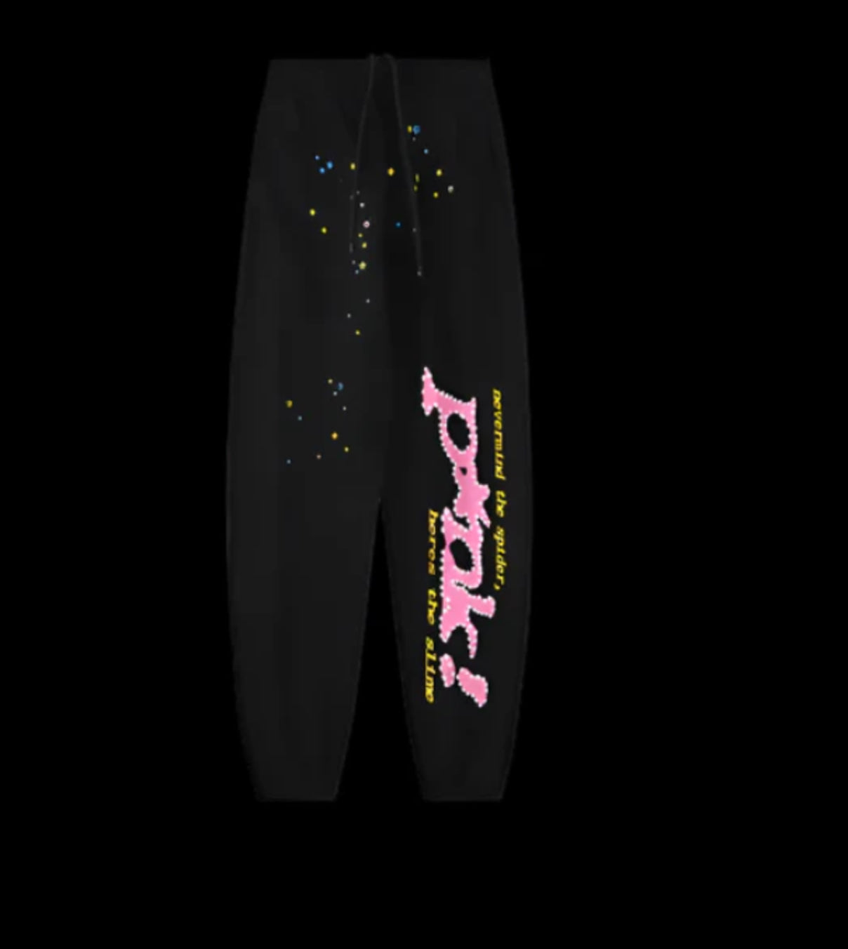 Sp5der Black Sweatpants DripHaus