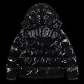 Trapstar Black Gloss Hooded Puffer Jacket DripHaus