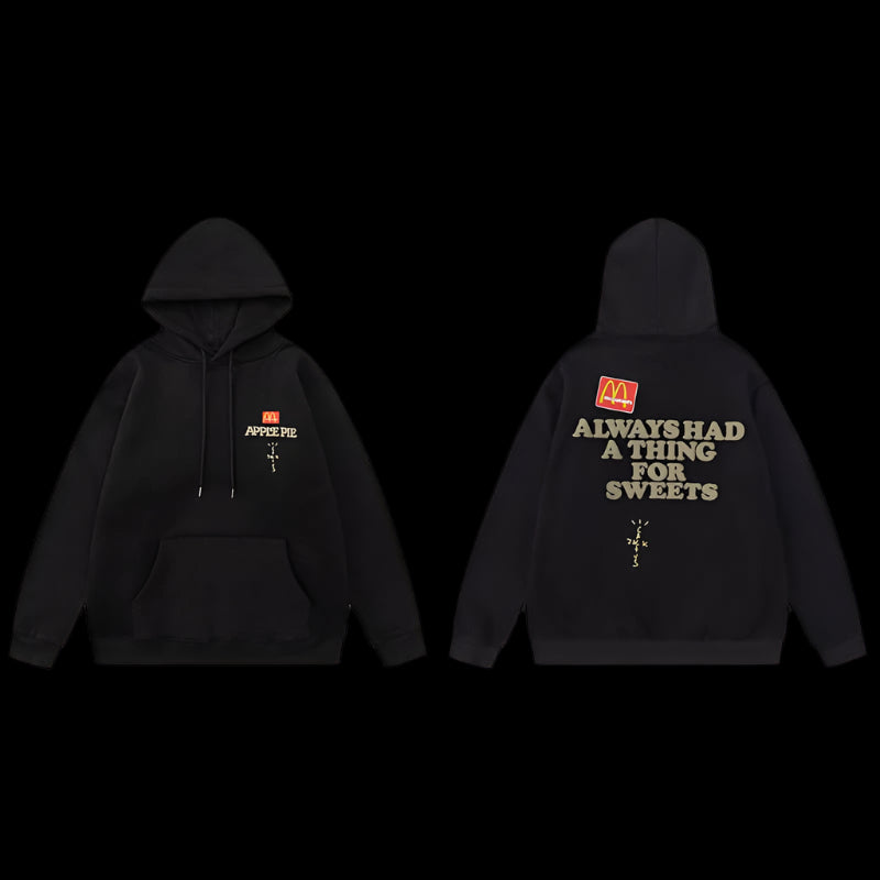 Cactus Jack X McDonalds Hoodie Black DripHaus