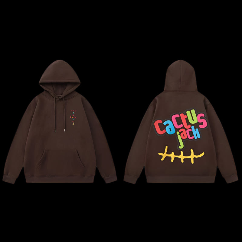Cactus Jack Hoodie Brown DripHaus