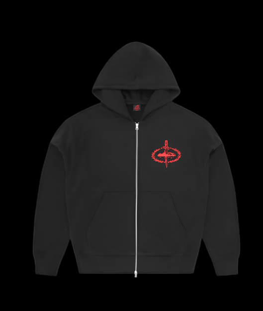 21 Savage Slaughter Gang X CRTZ Zip Up Hoodie DripHaus