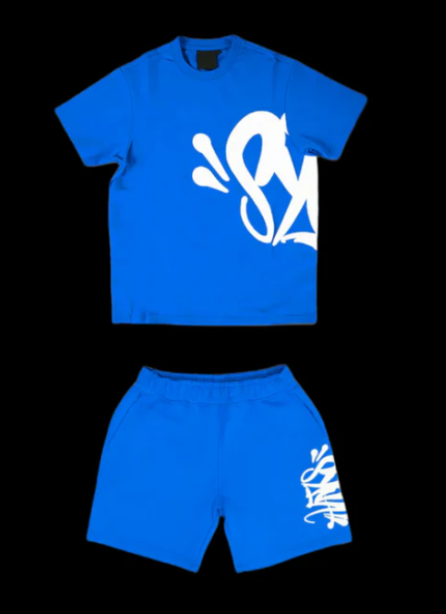 Syna World Short Set Blue & White DripHaus