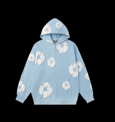 Denim Tears Hoodie Baby Blue DripHaus