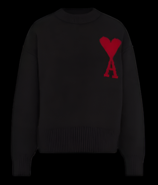 AMI Paris Sweater Black DripHaus
