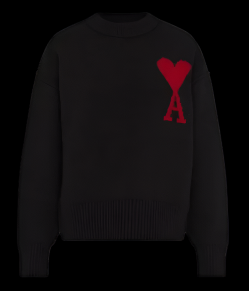 AMI Paris Sweater Black DripHaus