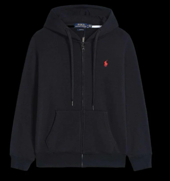 Ralph Lauren Black Zip Up DripHaus