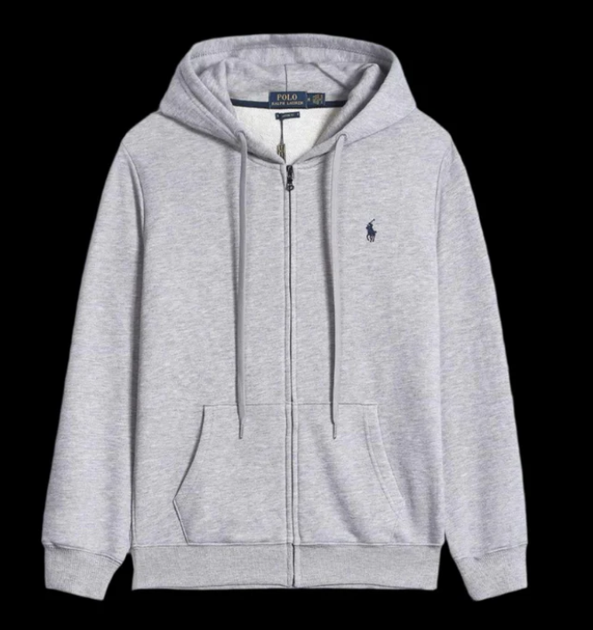 Ralph Lauren Grey Zip Up DripHaus