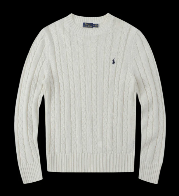Ralph Lauren White Sweater DripHaus