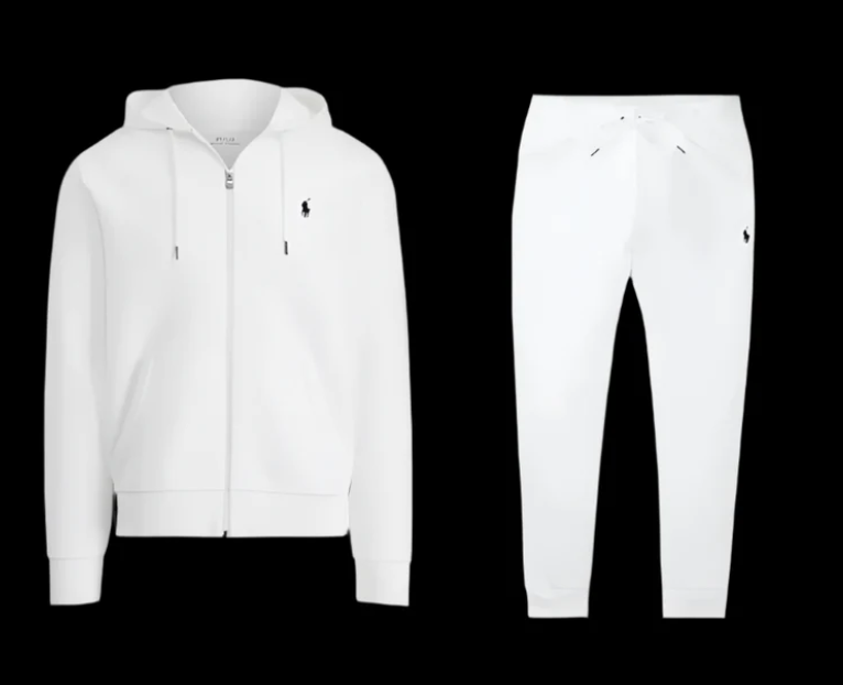 Ralph Lauren Tracksuit White DripHaus