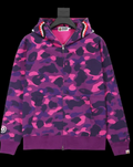 Bape Zip Up Hoodie Purple DripHaus