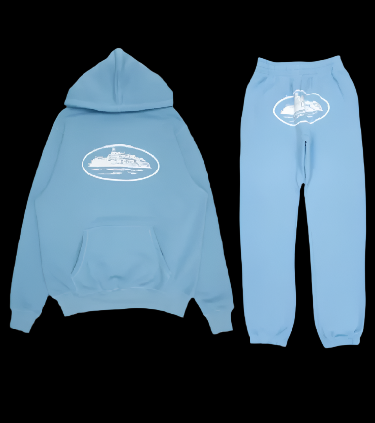Corteiz Alcatraz Baby Blue Set DripHaus