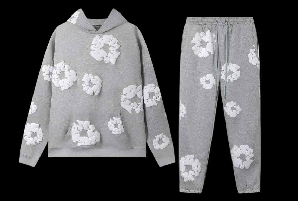 Denim Tears The Cotton Wreath Set Grey DripHaus