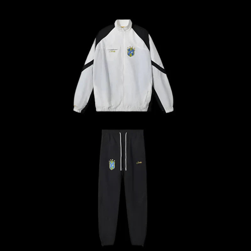 Corteiz Brazil Tracksuit White DripHaus