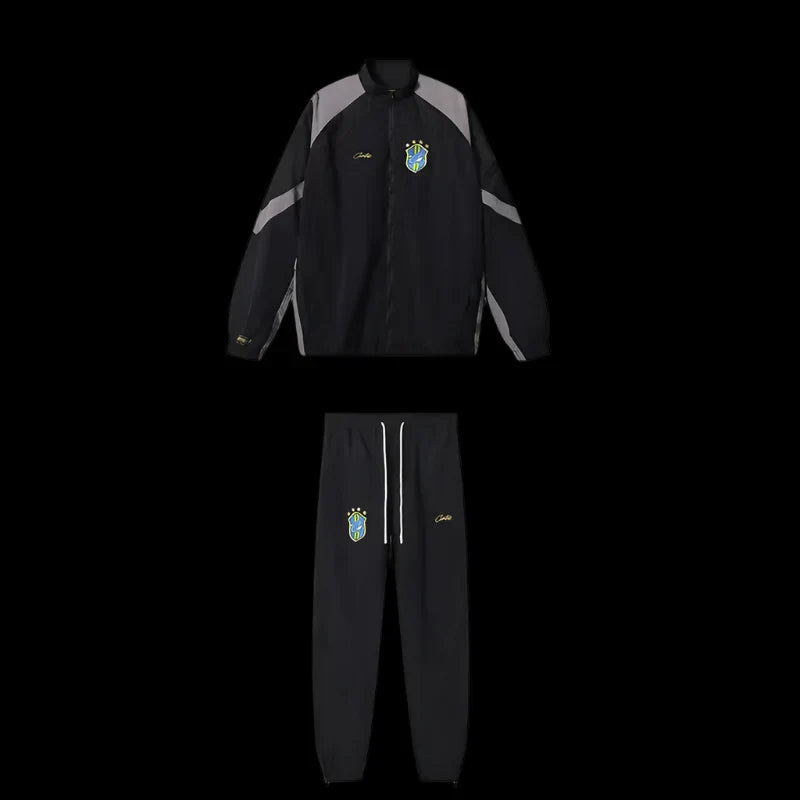 Corteiz Brazil Tracksuit Black DripHaus