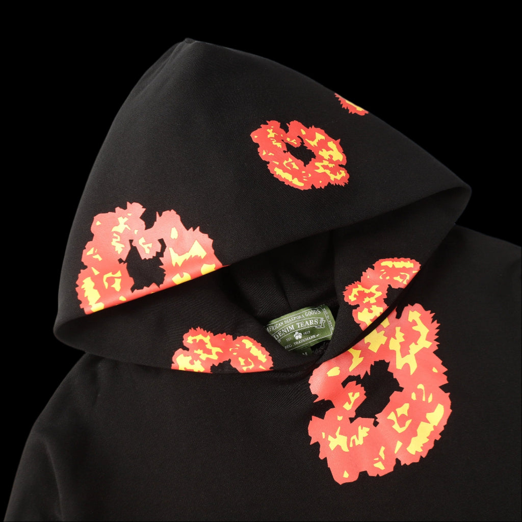 Denim Tear X Offset Cotton Wreath Hoodie DripHaus